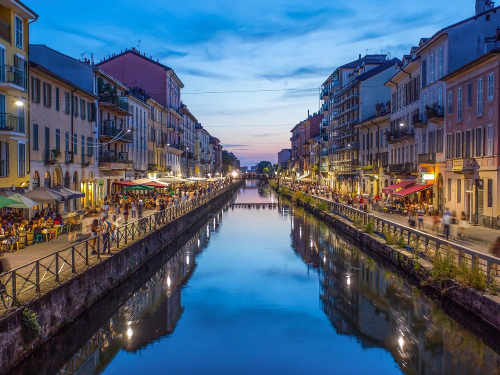 Navigli di Vigevano - Kanálový systém navrhnutý Leonardom da Vincim